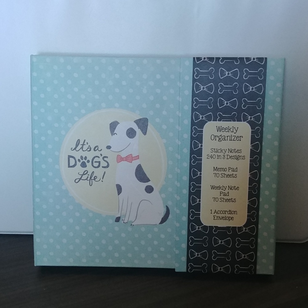 Puppy themed note pad set